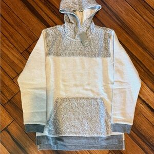 Kid's Gray and Cream Hoodie
